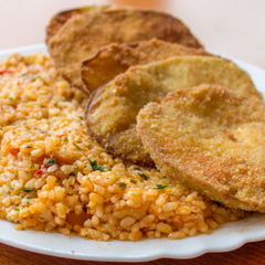 Pohani patliđani s prilogom